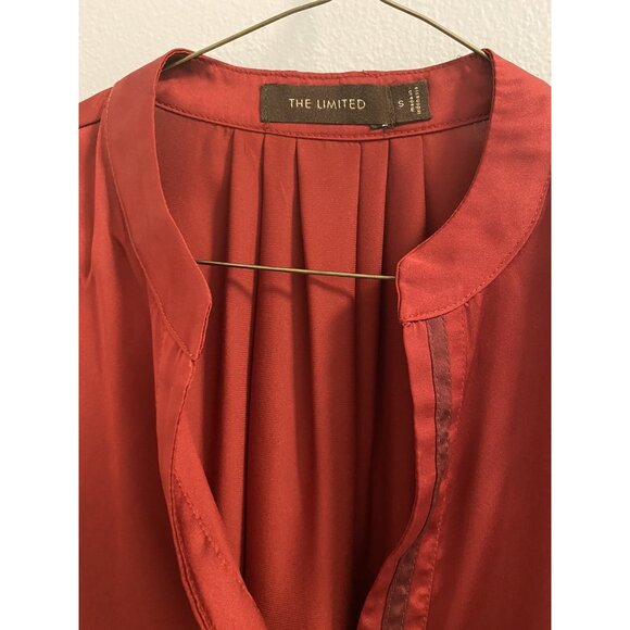THE LIMITED - BUSINESS CASUAL BLOUSE- WOMEN - SIZE SMALL- RED -GOOD CONDITION - Picture 2 of 7